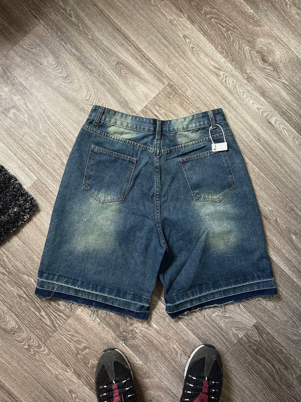 Short en jean bleu