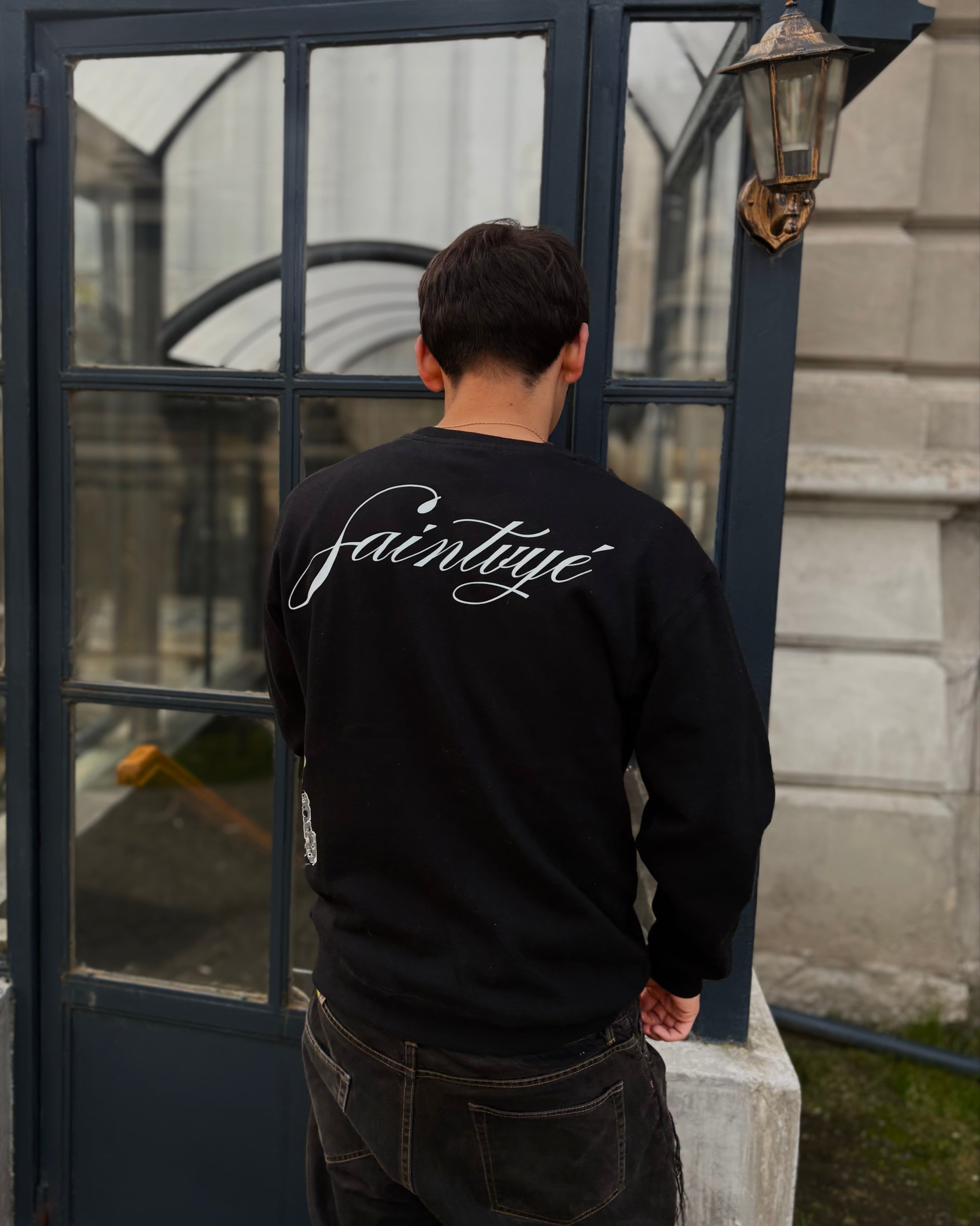 CREWNECK BLACK-Money Chasers