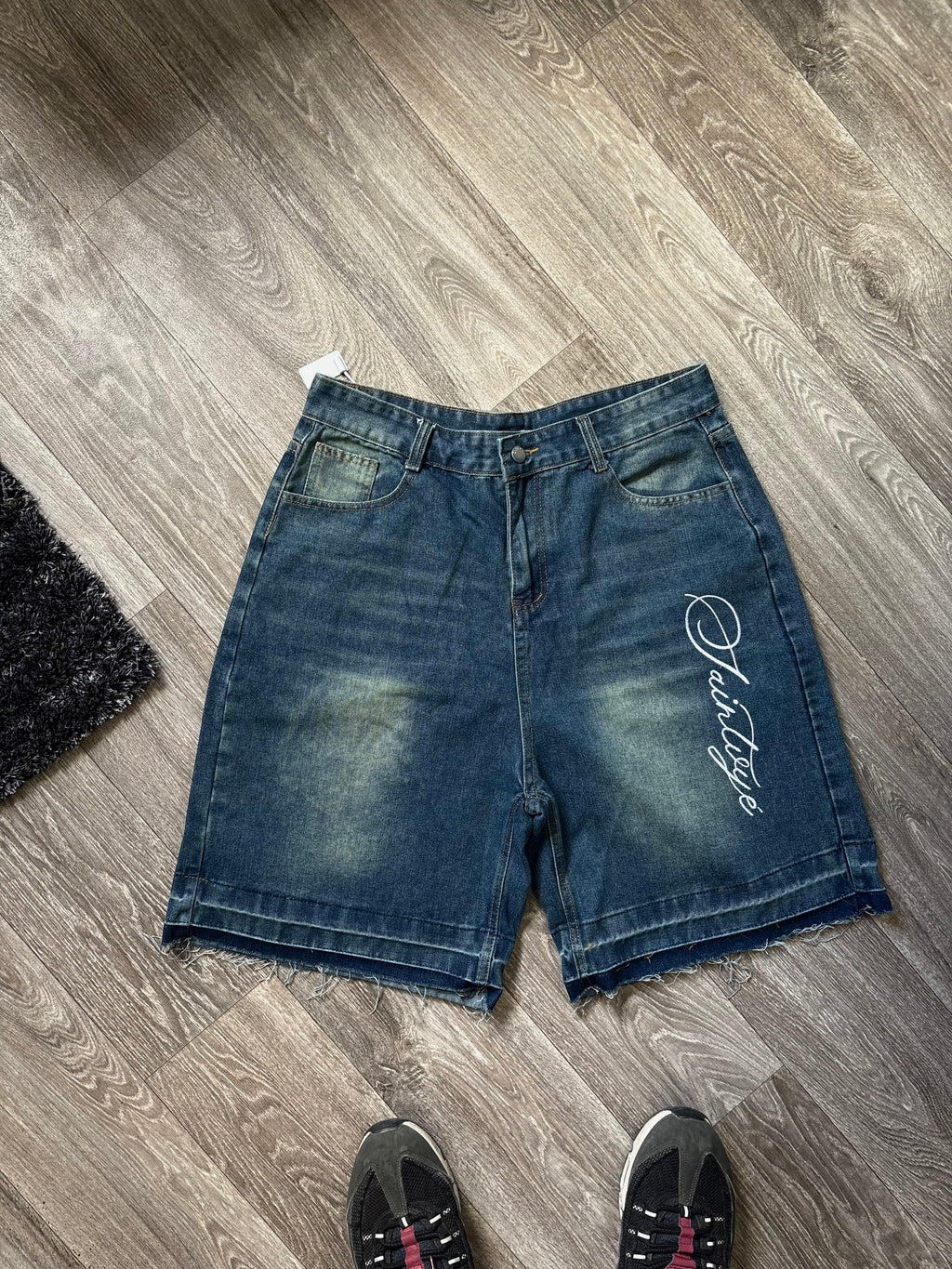 Short en jean bleu