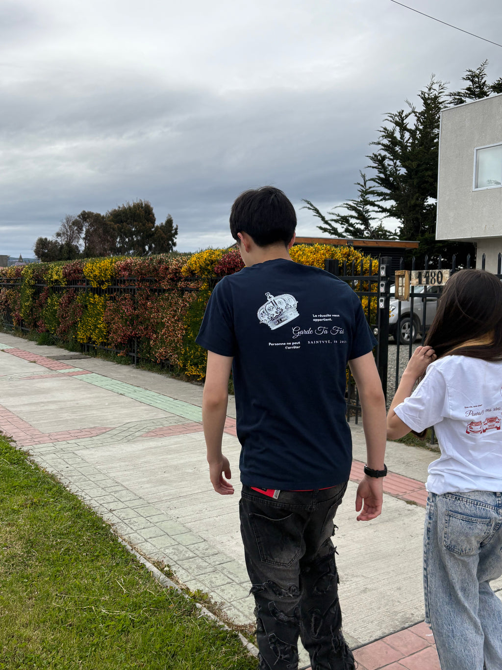 T-Shirt grandeur bleue