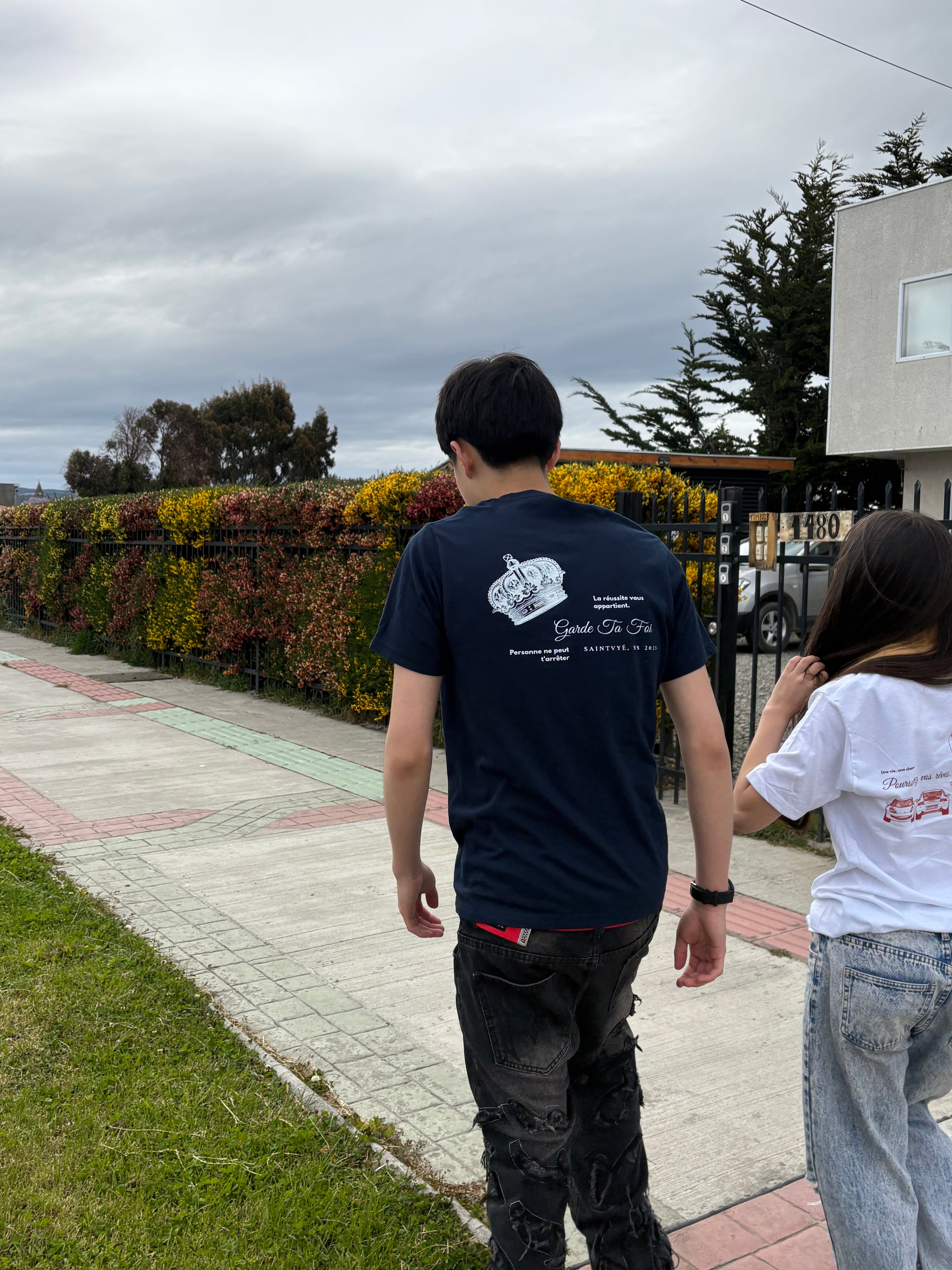 T-Shirt grandeur bleue