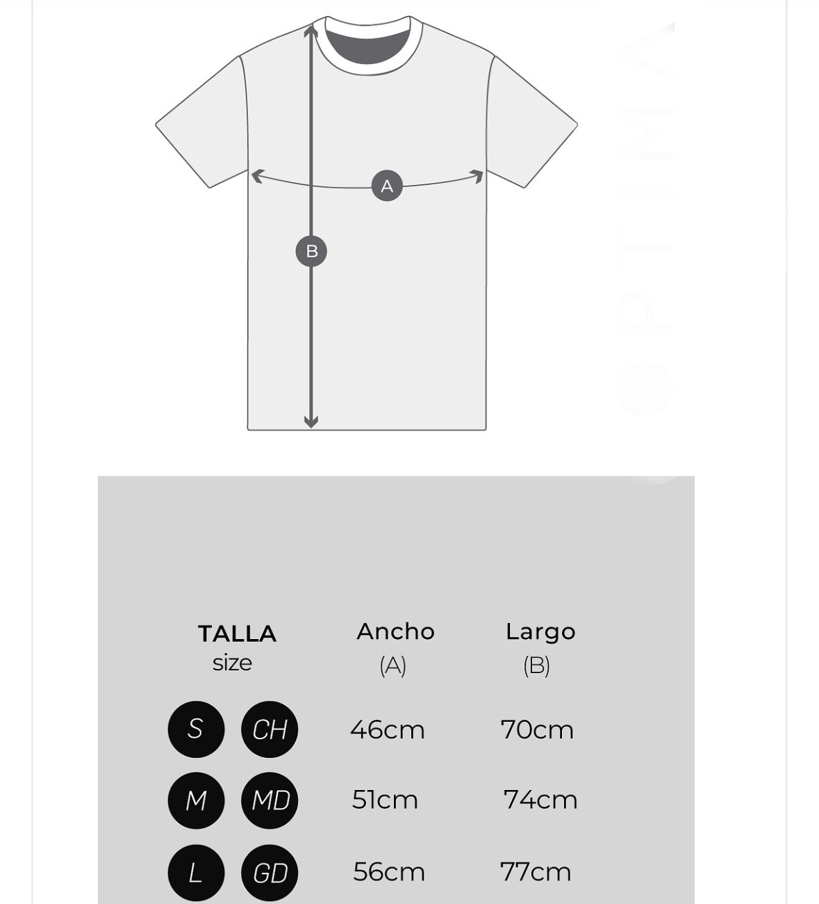 T-Shirt grandeur bleue